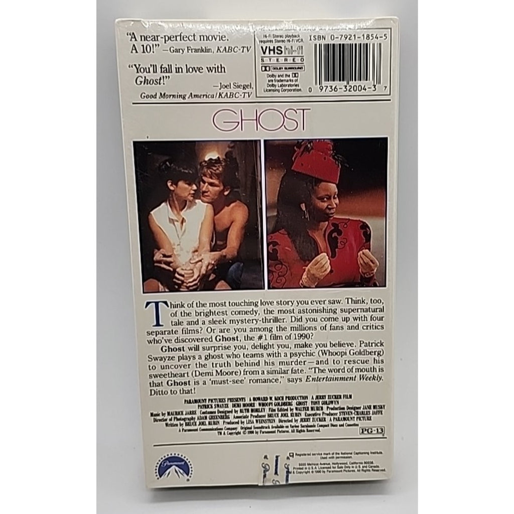 Ghost (VHS, 1990) *Brand New*