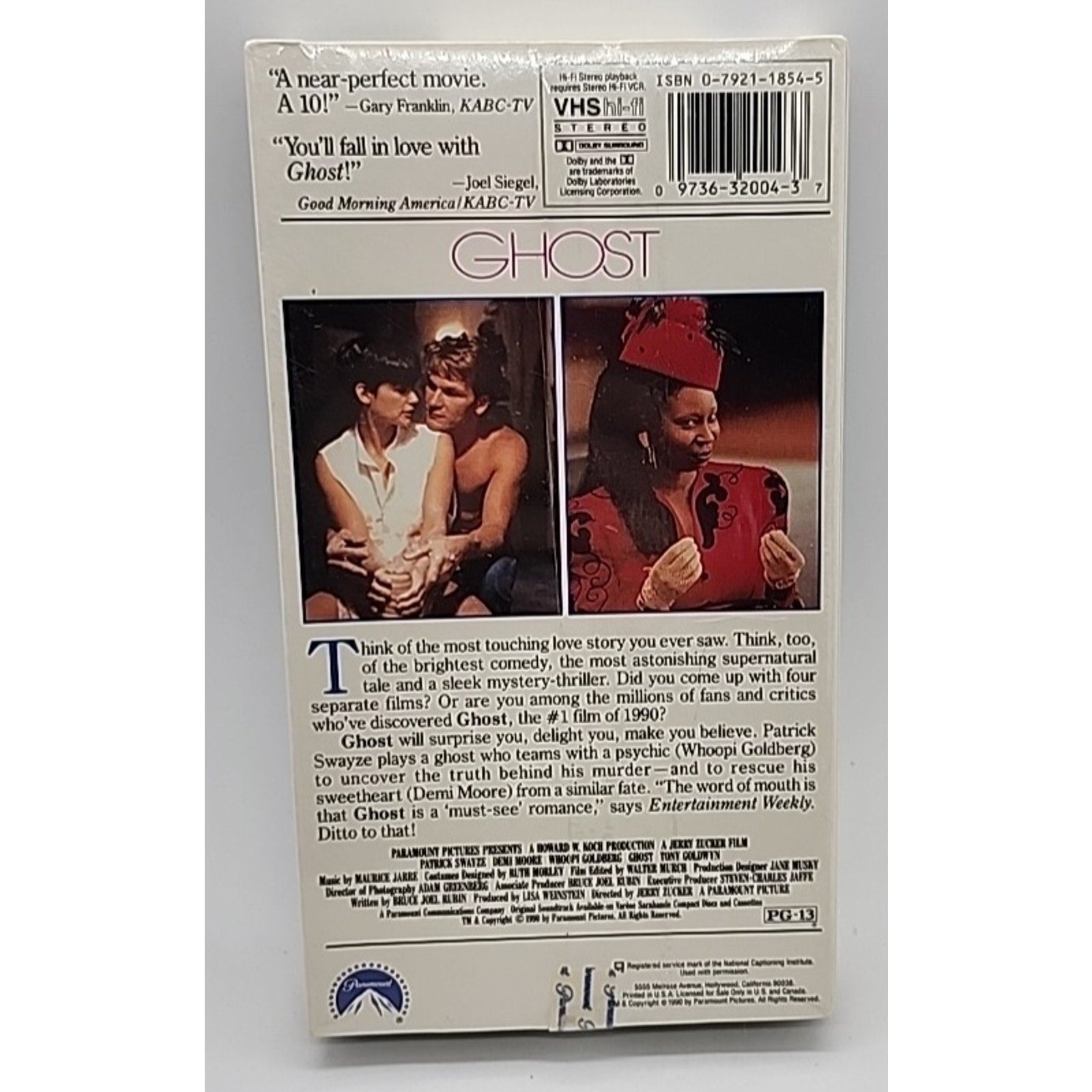 Ghost (VHS, 1990) *Brand New*