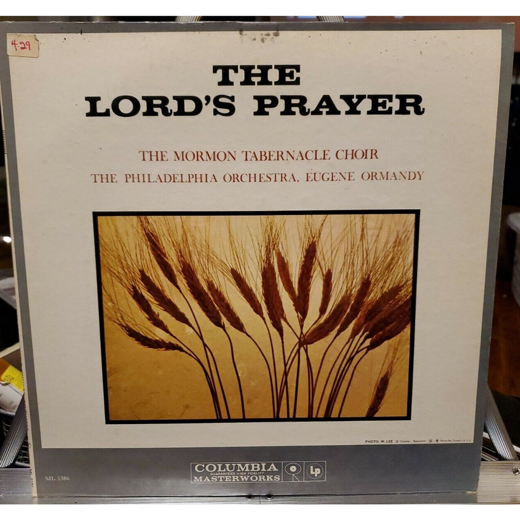 The Lord's Prayer Morman Tabernacle Choir Record ML 5386