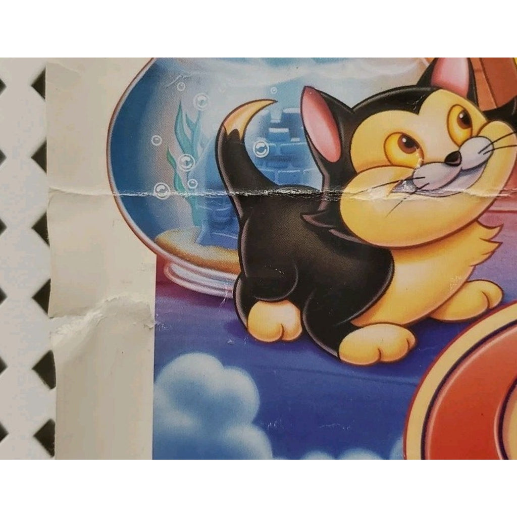 Walt Disney's Pinochio - 13.5"X20" Original Promo Movie Poster 1992 Re-Release