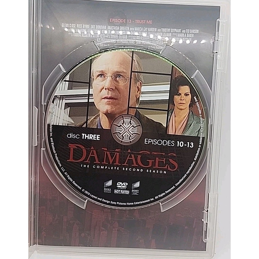 Damages: The Complete Second Season (DVD, 2010, 3-Disc Set)