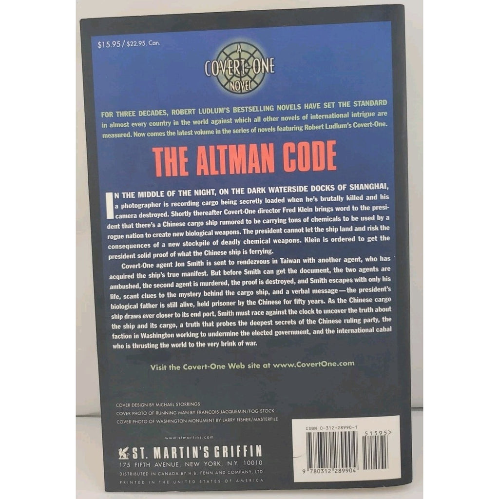 Altman Code by Gayle Lynds and Robert Ludlum (2003, Trade Paperback)