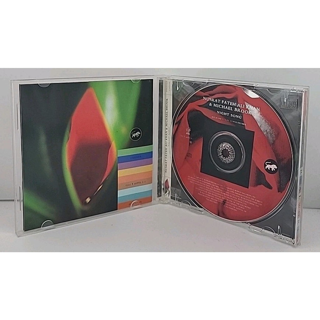Night Song by Michael Brook/Nusrat Fateh Ali Khan (CD, Mar-1996, EMI)