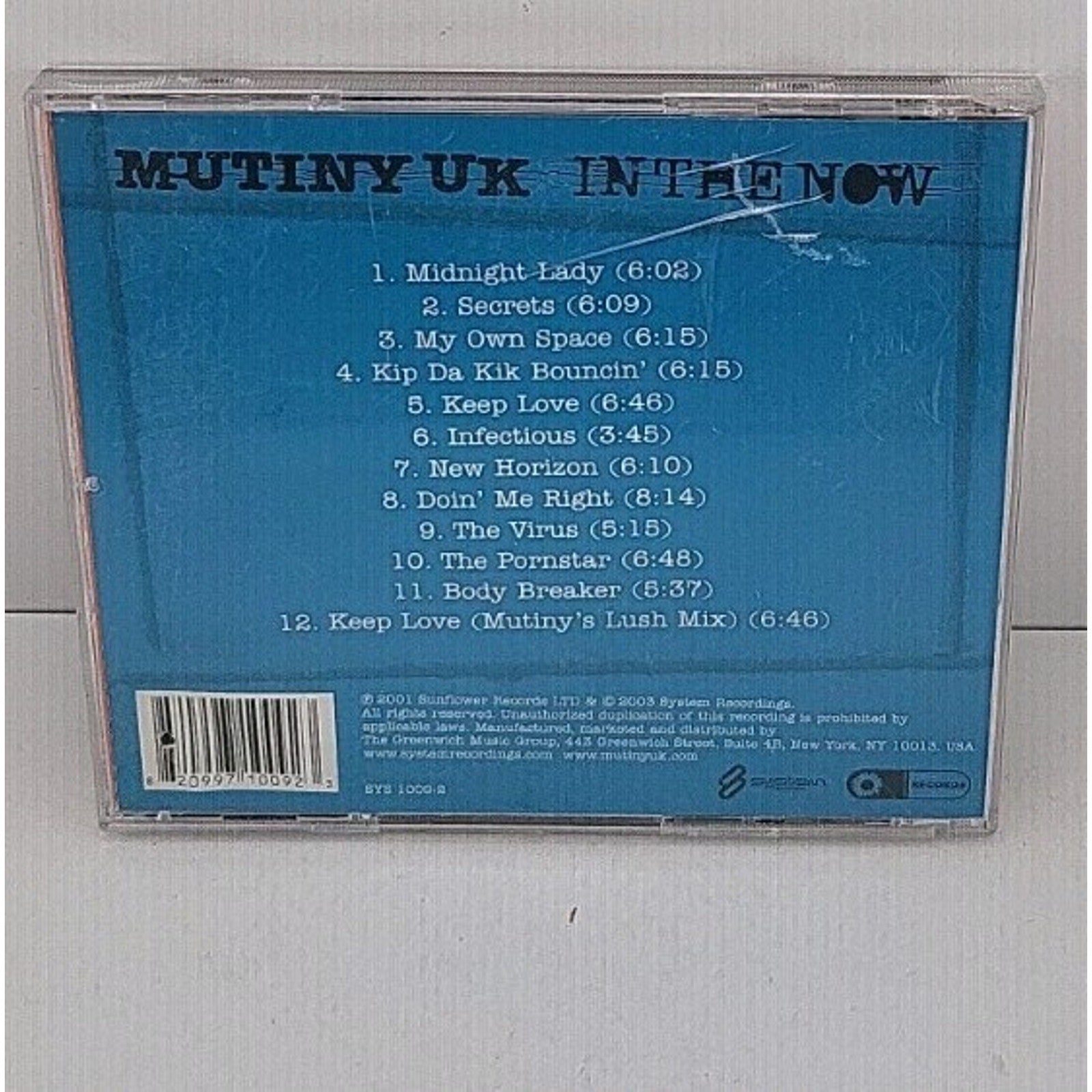 In the NOW by Mutiny Uk (CD, 2003)
