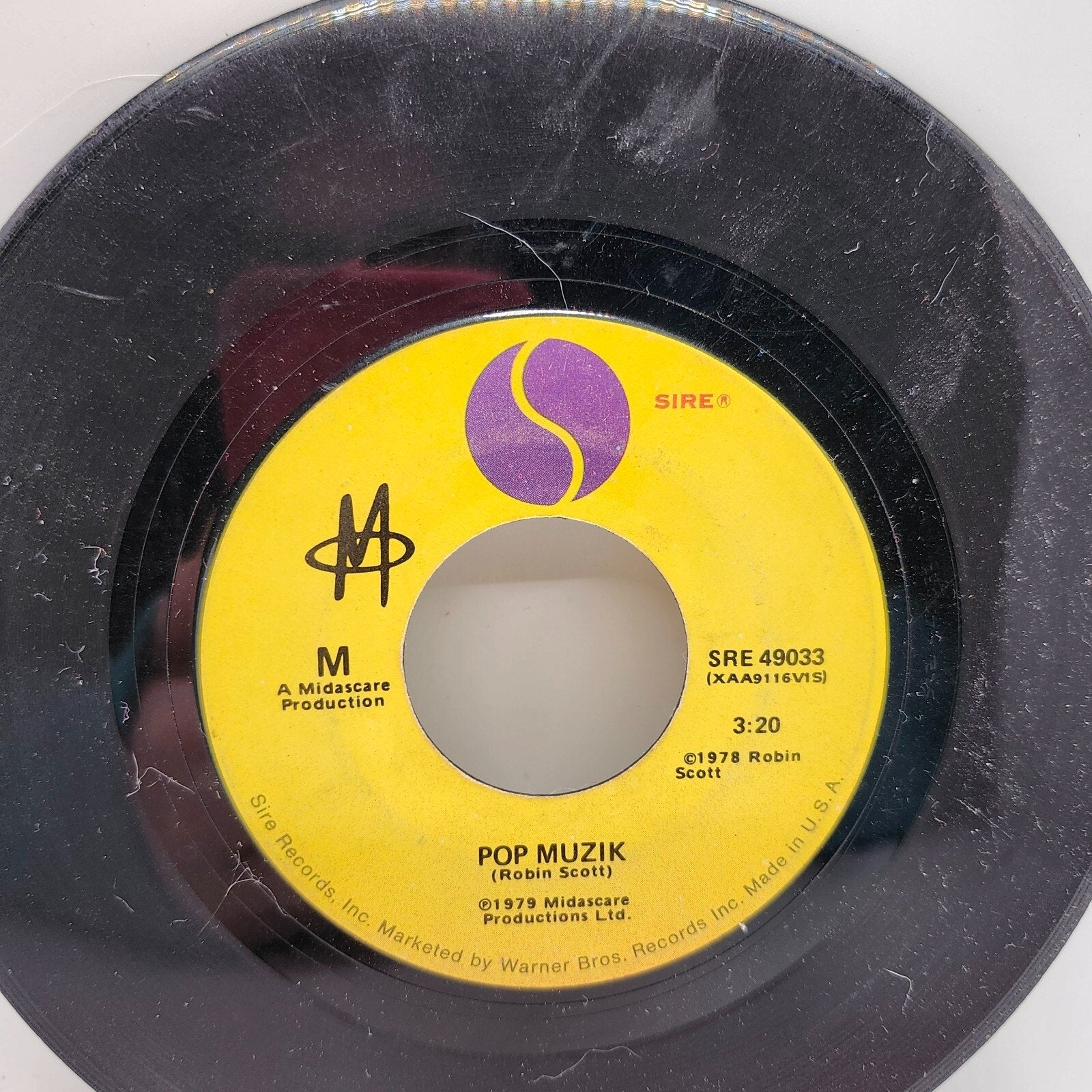 M Factor / Pop Muzik By Robin Scott (Record) - SRE 49033