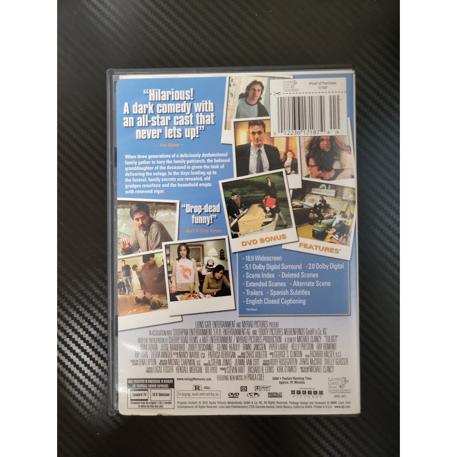 Eulogy (DVD, 2003)
