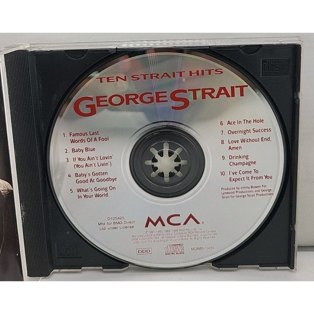 Ten Strait Hits by George Strait (CD, 2006)