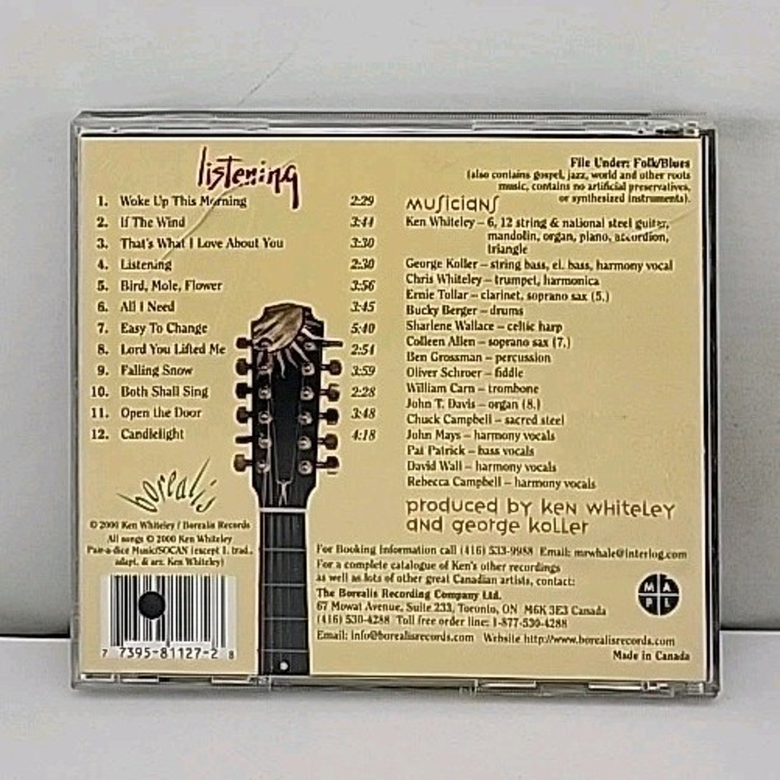 Listening by Whiteley, Ken (CD, 2000)