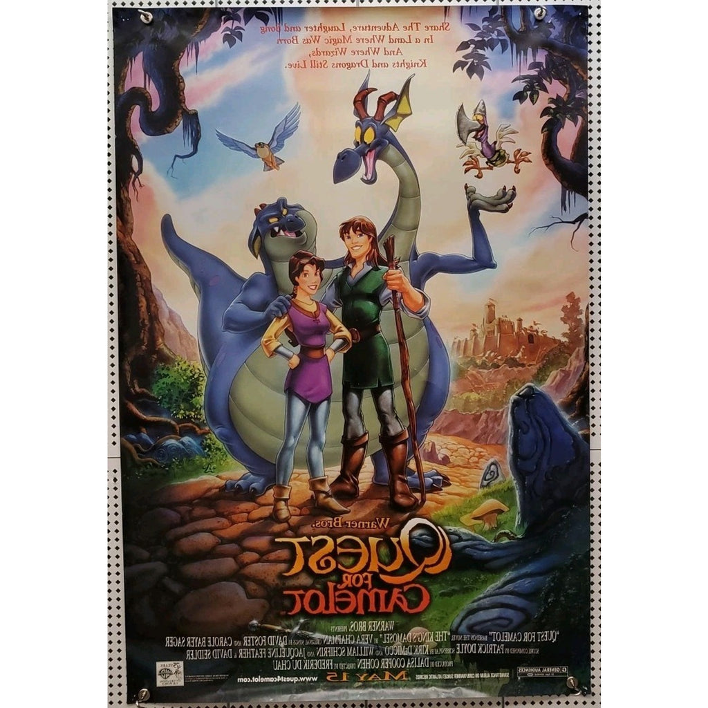 Quest for Camelot 1998 Double Sided Original Movie Poster 27" x 40"