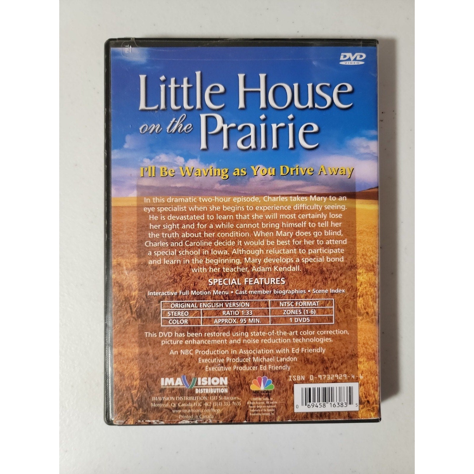 Little House on the Prairie - I’ll be Waving as You Drive Away DVD2 Hour Special