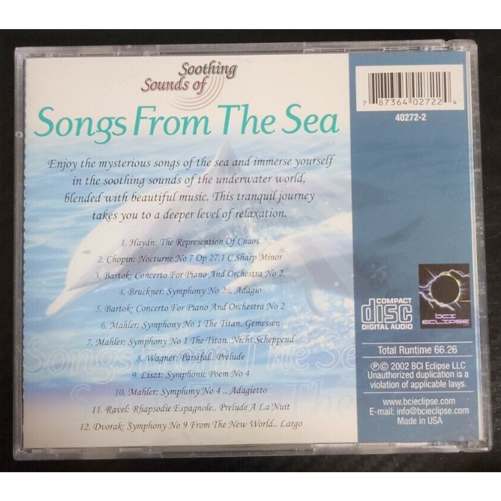 Soothing Sounds Of The Sea CD