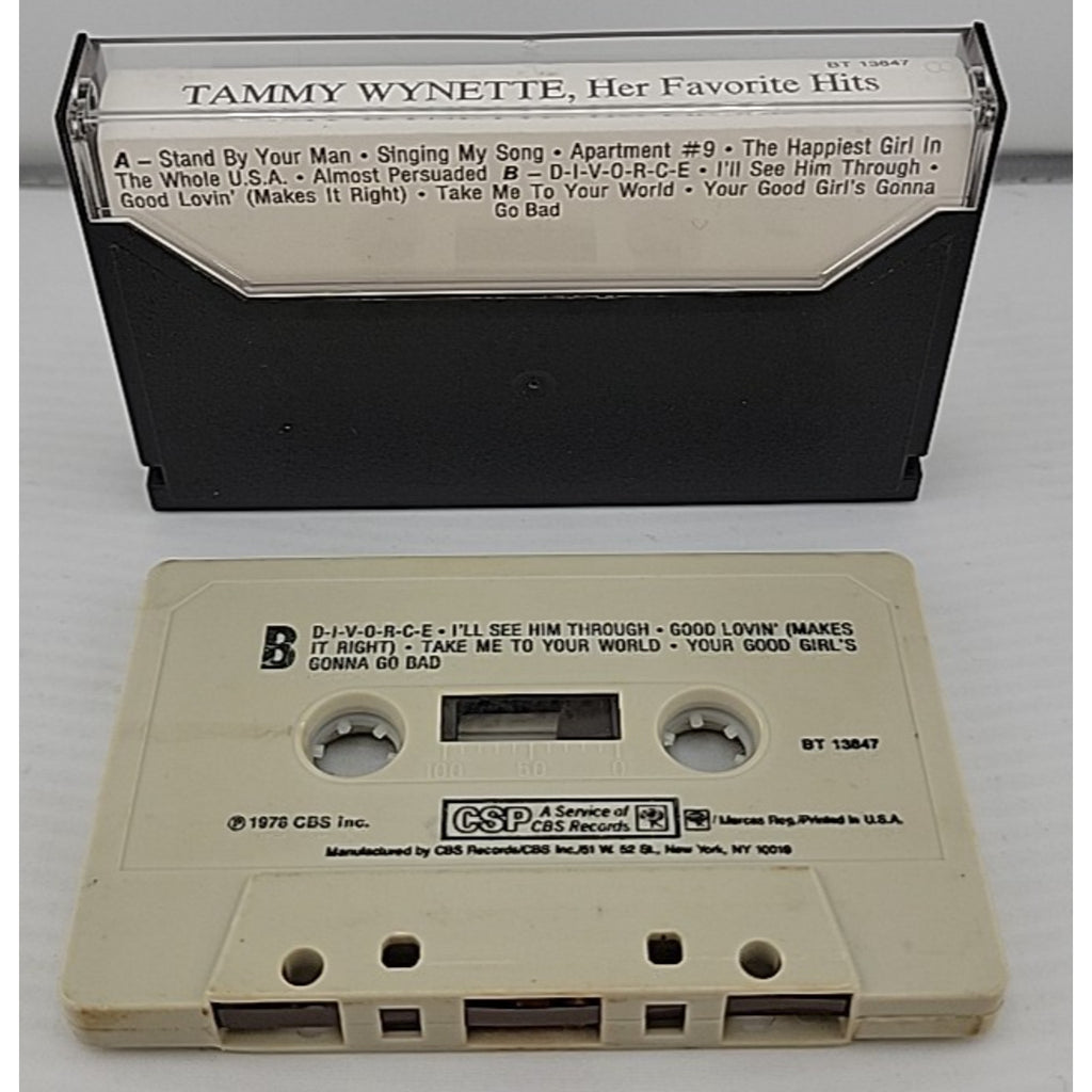 Tammy Wynette Her Favorite Hits (Cassette)