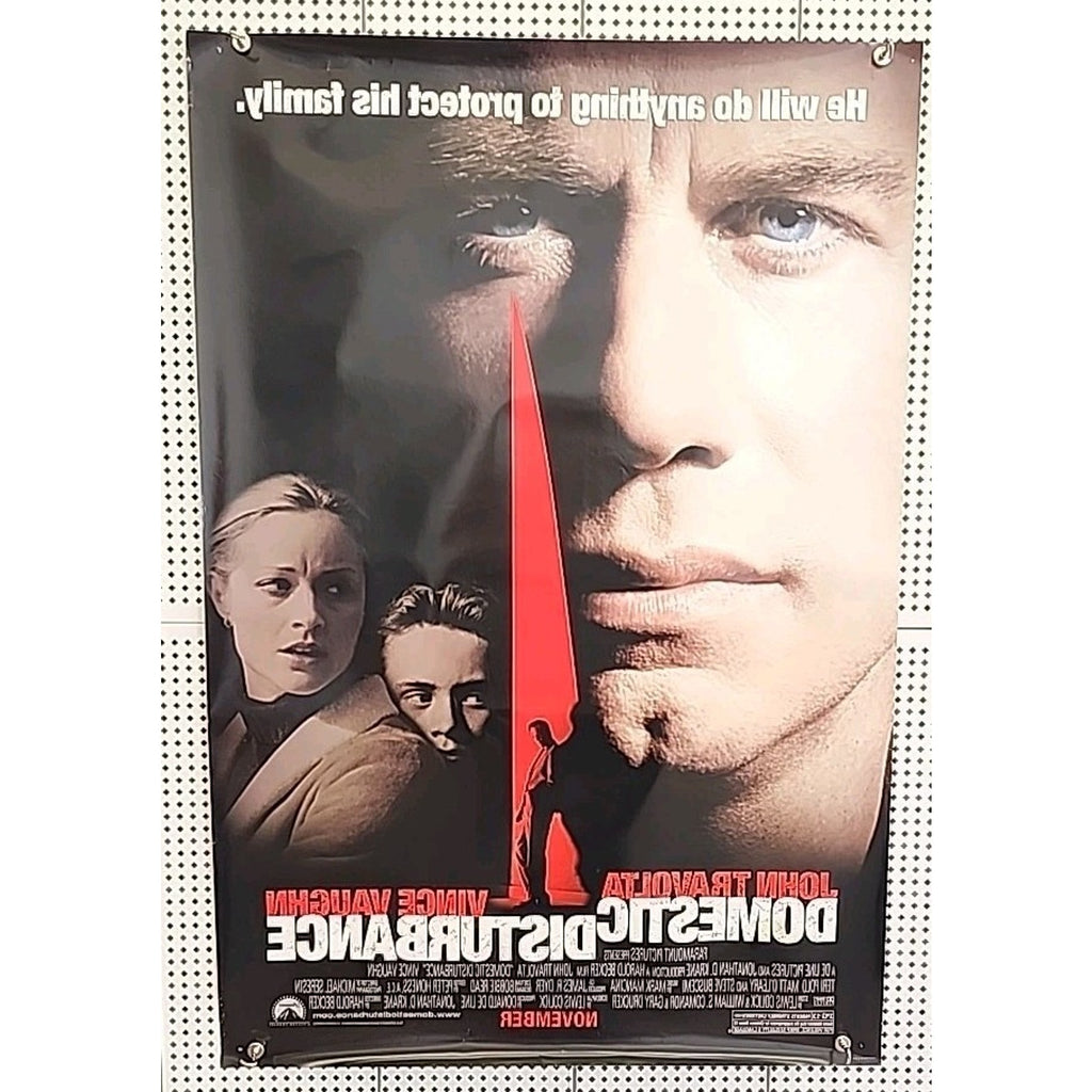 Domestic Disturbance 27x40 D/S Original Movie Poster One Sheet John Travolta
