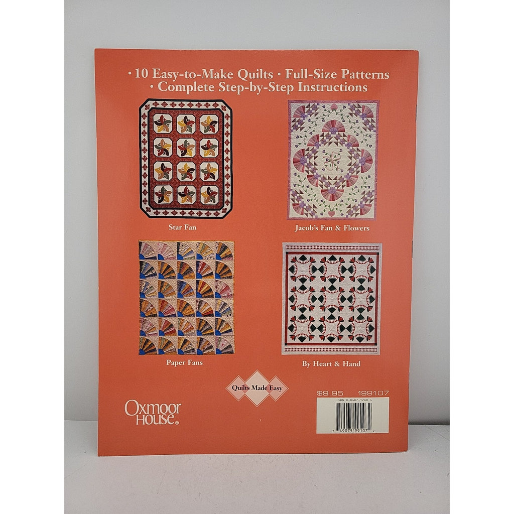 Fan Quilt Favorites" ©1995 Oxmoor House Quilts Made Easy® Quiting Leaflet 199107