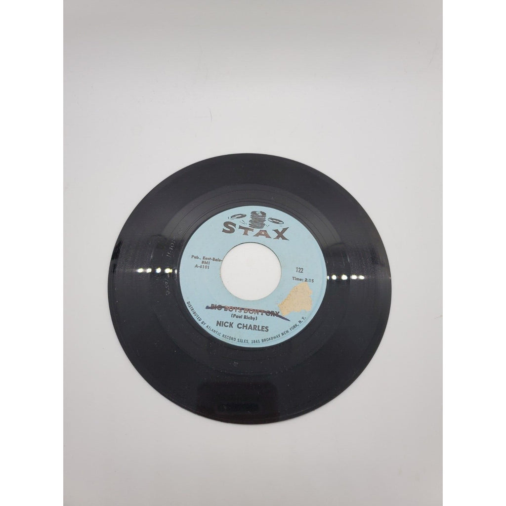 Nick Charles - Big Boys Don't Cry/The Three Dogwoods