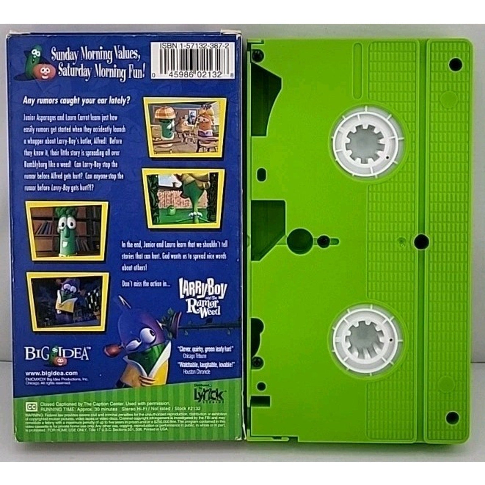 VeggieTales - Larryboy the Rumor Weed (VHS, 2000)
