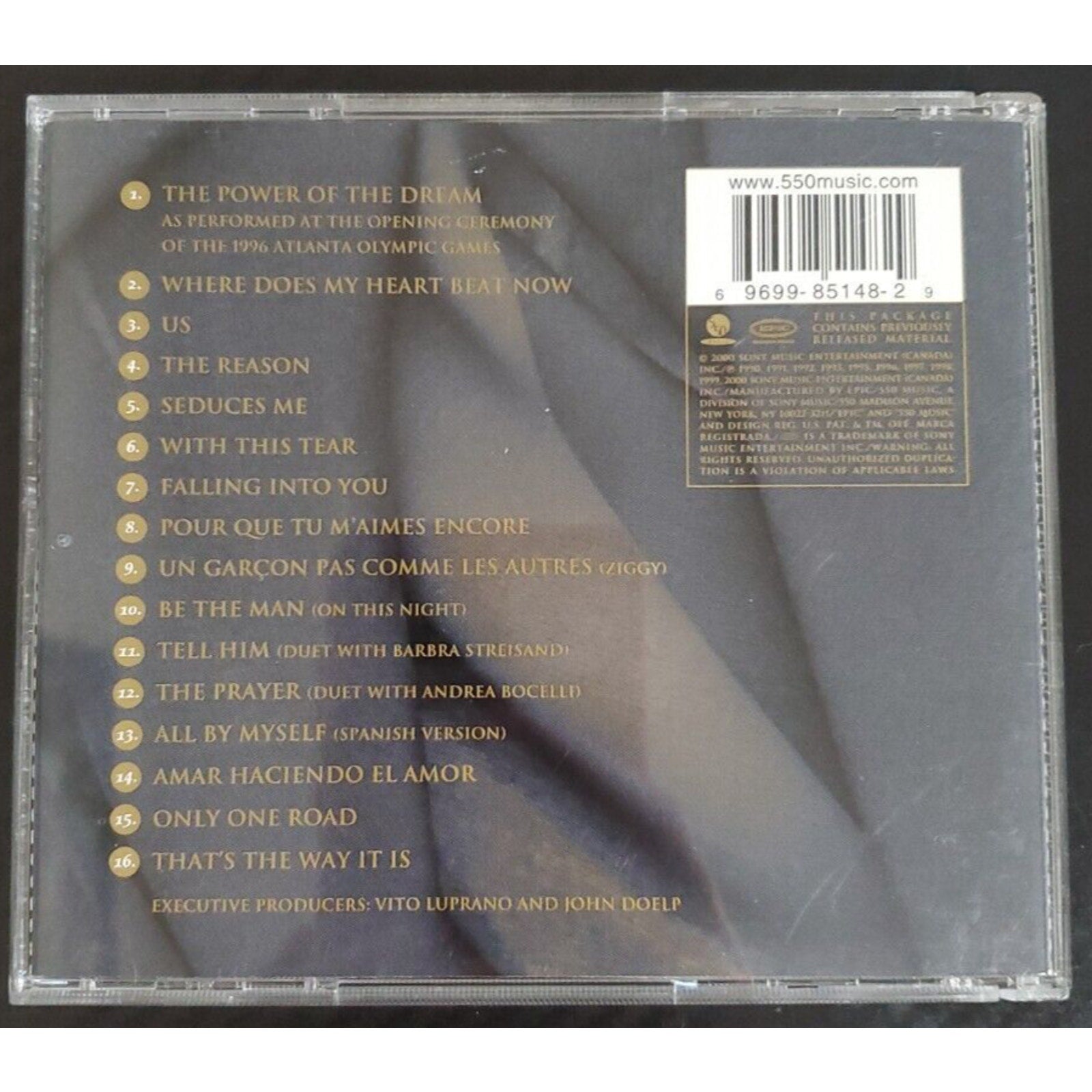 The Collector's Series, Vol. 1 by Céline Dion (CD, Oct-2000, 2 Discs, 550 Music)