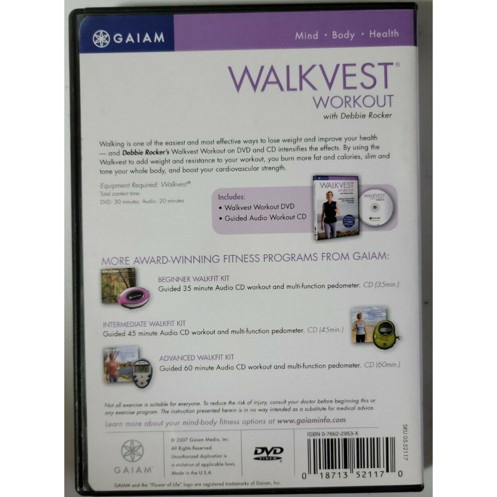 Walk Vest Workout (DVD) - Vest Not Included