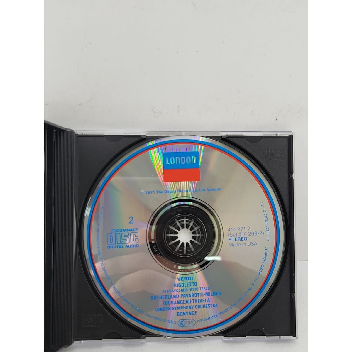 Rigoletto by Joan Sutherland (CD, 1990)