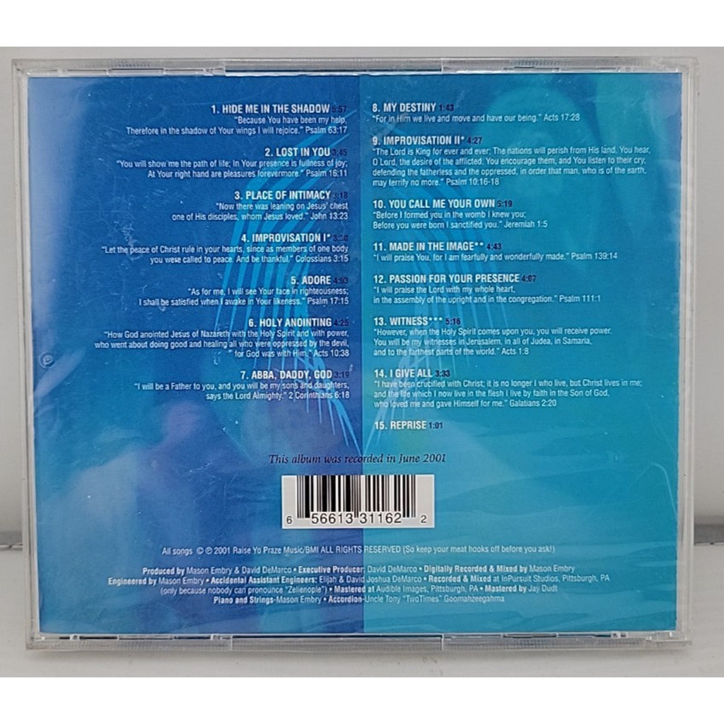 Place of Intimacy by David DeMarco (CD, Mar-2004, InPursuit Productions) *New*