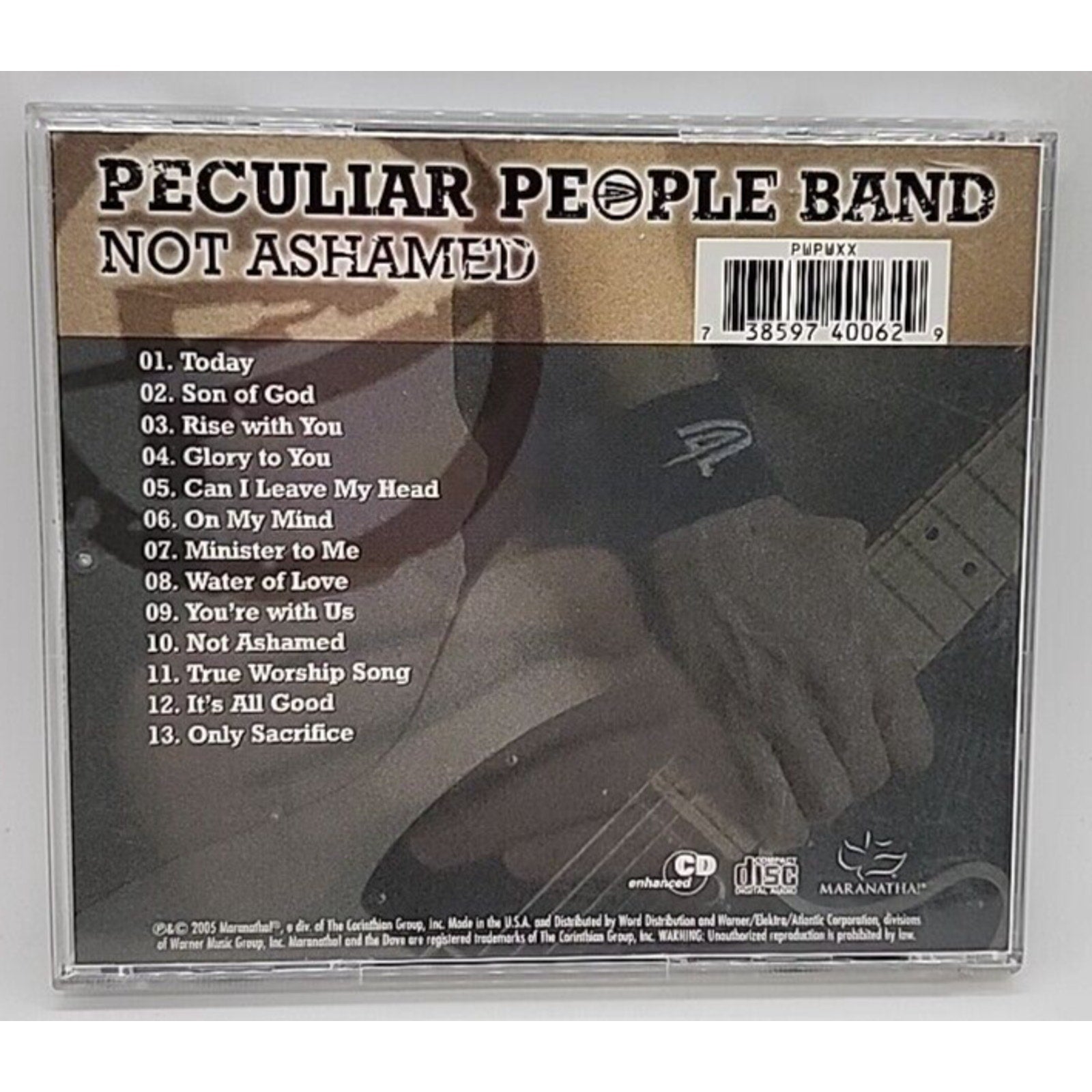 Not Ashamed by Peculiar People Band (CD, Mar-2005, Maranatha Music)