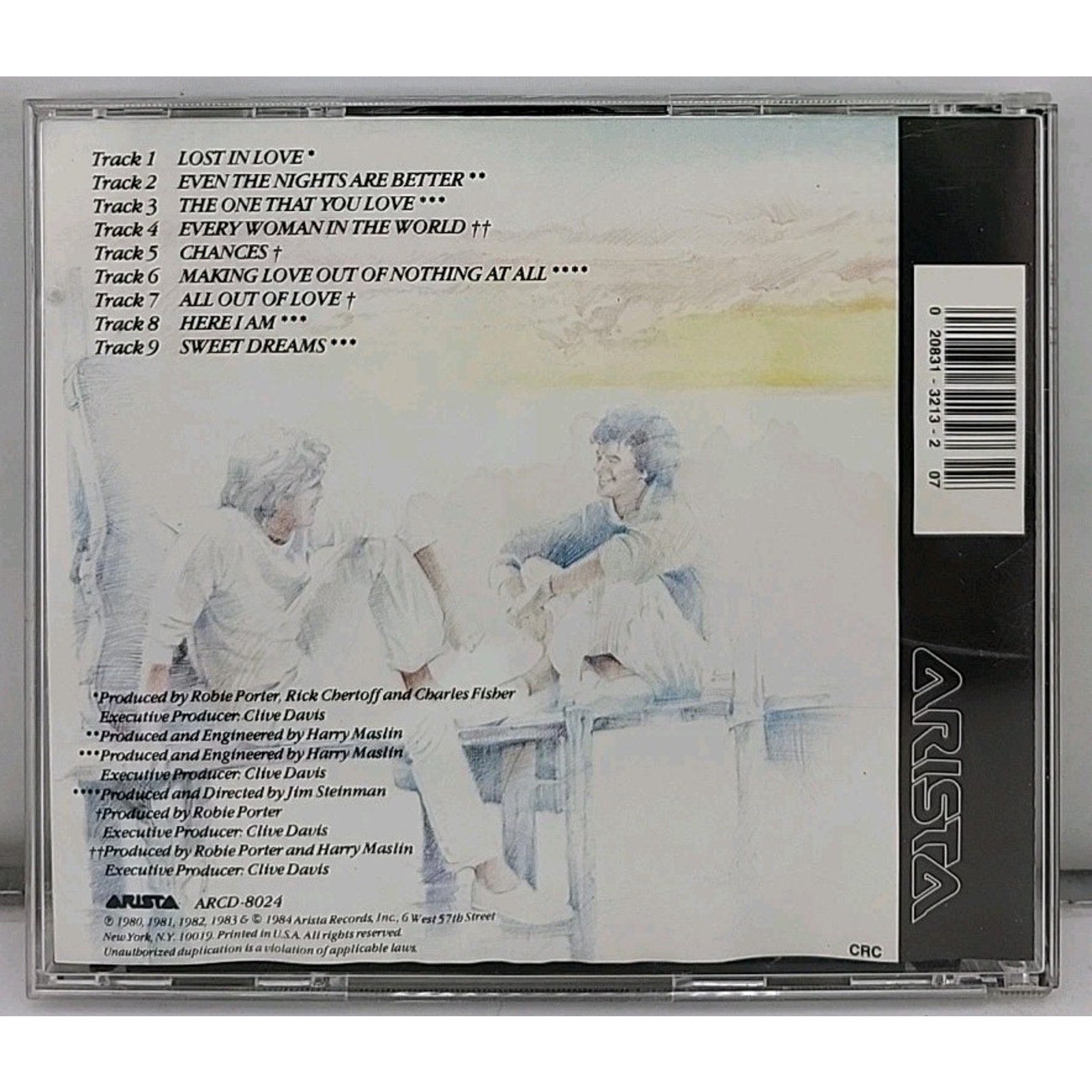 Greatest Hits by Air Supply (CD, 1984, Arista)