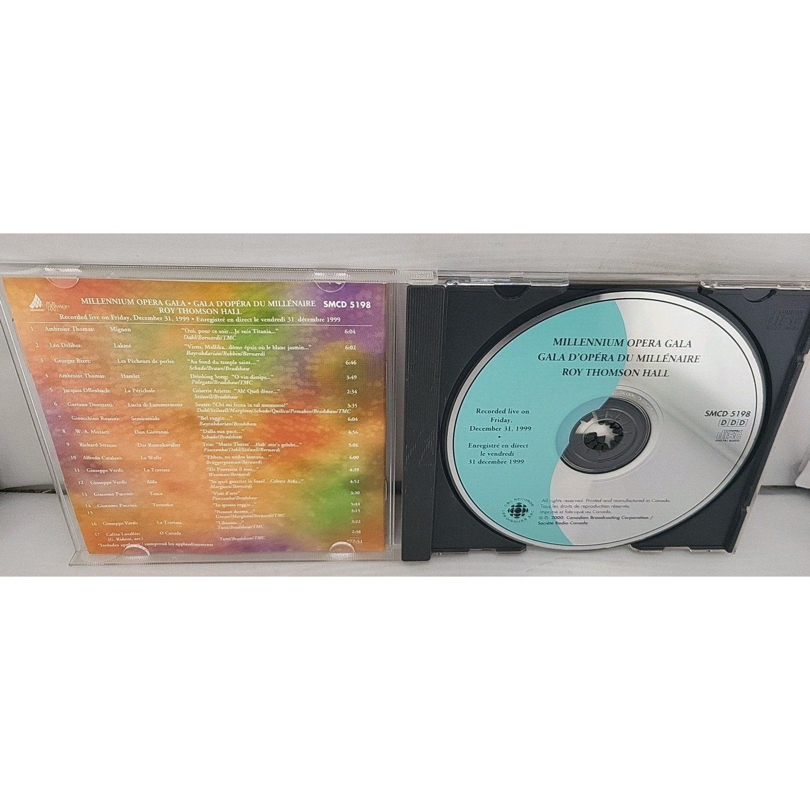 Millennium Opera Gala by Various (CD, 2000)