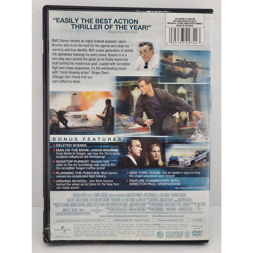 The Bourne Ultimatum (DVD, 2007)