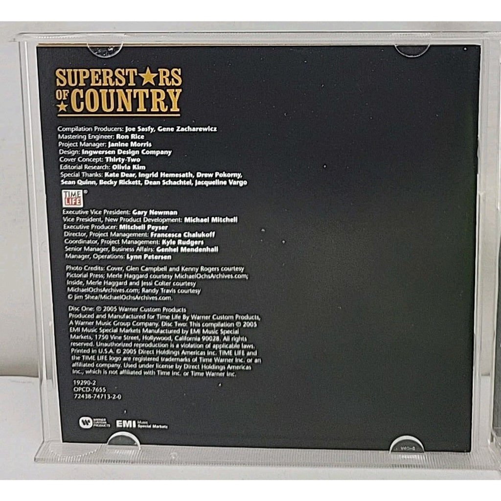 Superstars Of Country Party Time CD Time Life Disc 1 Only
