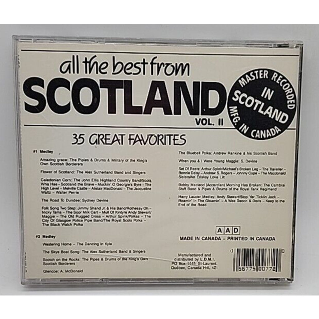 All the Best from Scotland, Vol. 2 by Various Artists (CD, Oct-1991, Madacy...