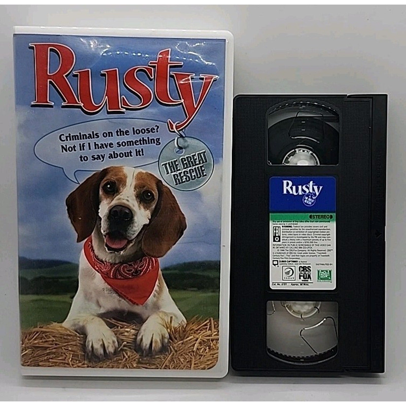 Rusty: The Great Rescue (VHS, 1998)