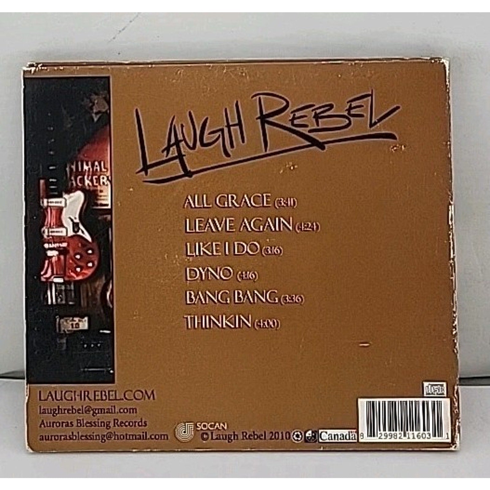 Leave Again [Digipak] by Laugh Rebel (CD, 2010, Auroras Blessing Records)