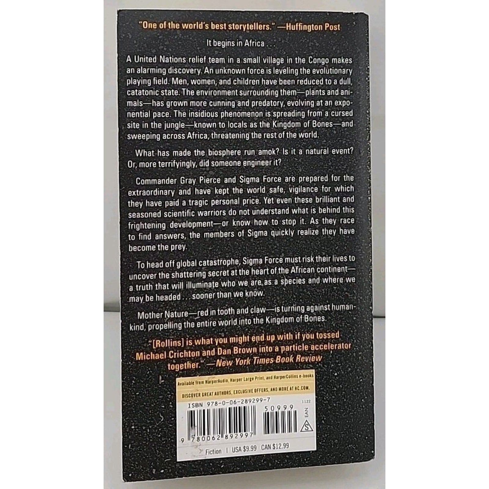 Kingdom of Bones : A Sigma Force Novel by James Rollins (2022, Mass Market)