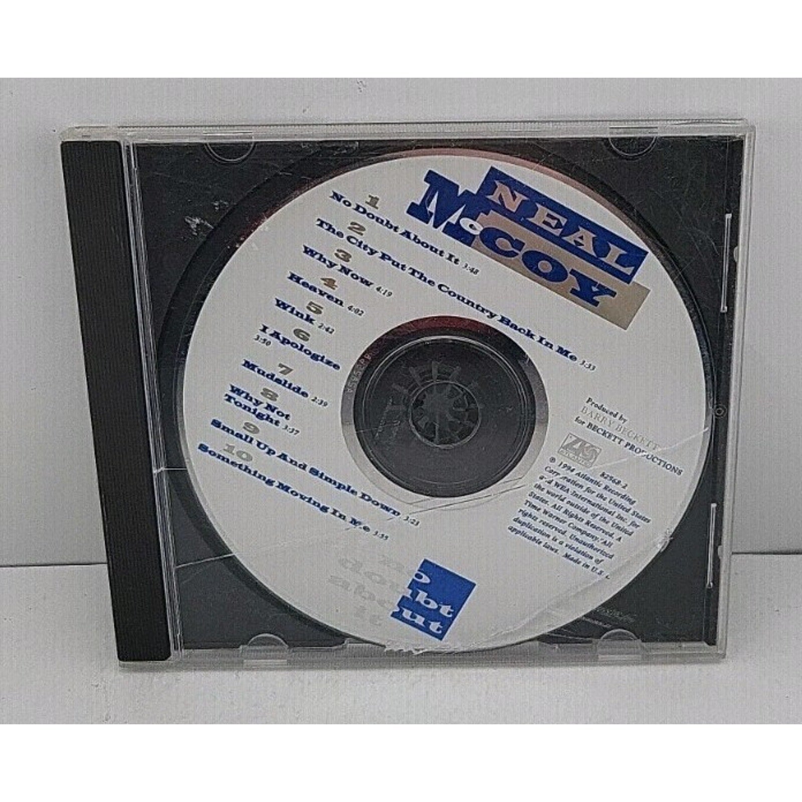 Neal Mccoy No Doubt About It CD Only