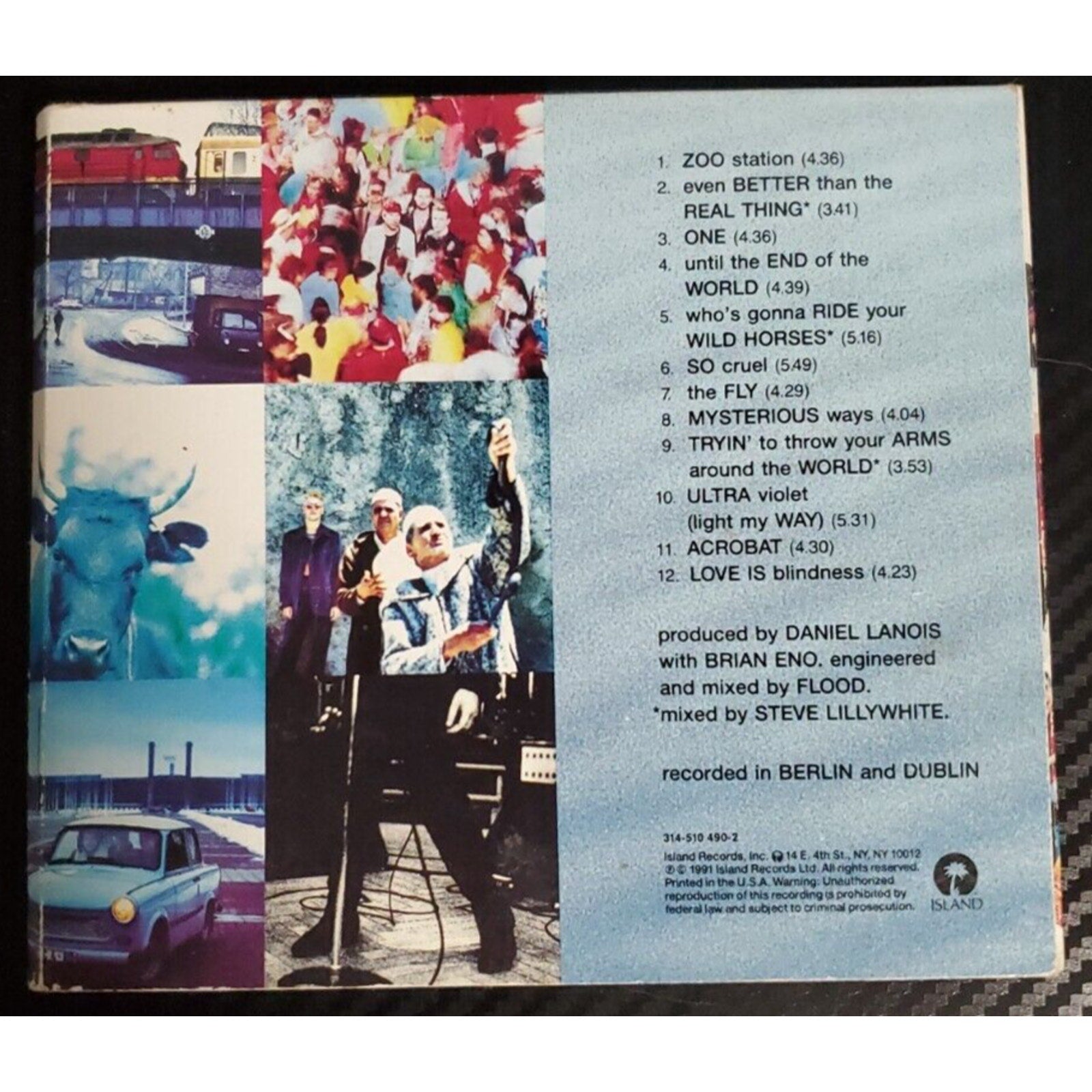 Achtung Baby by U2 (CD, Nov-1991, Island (Label))
