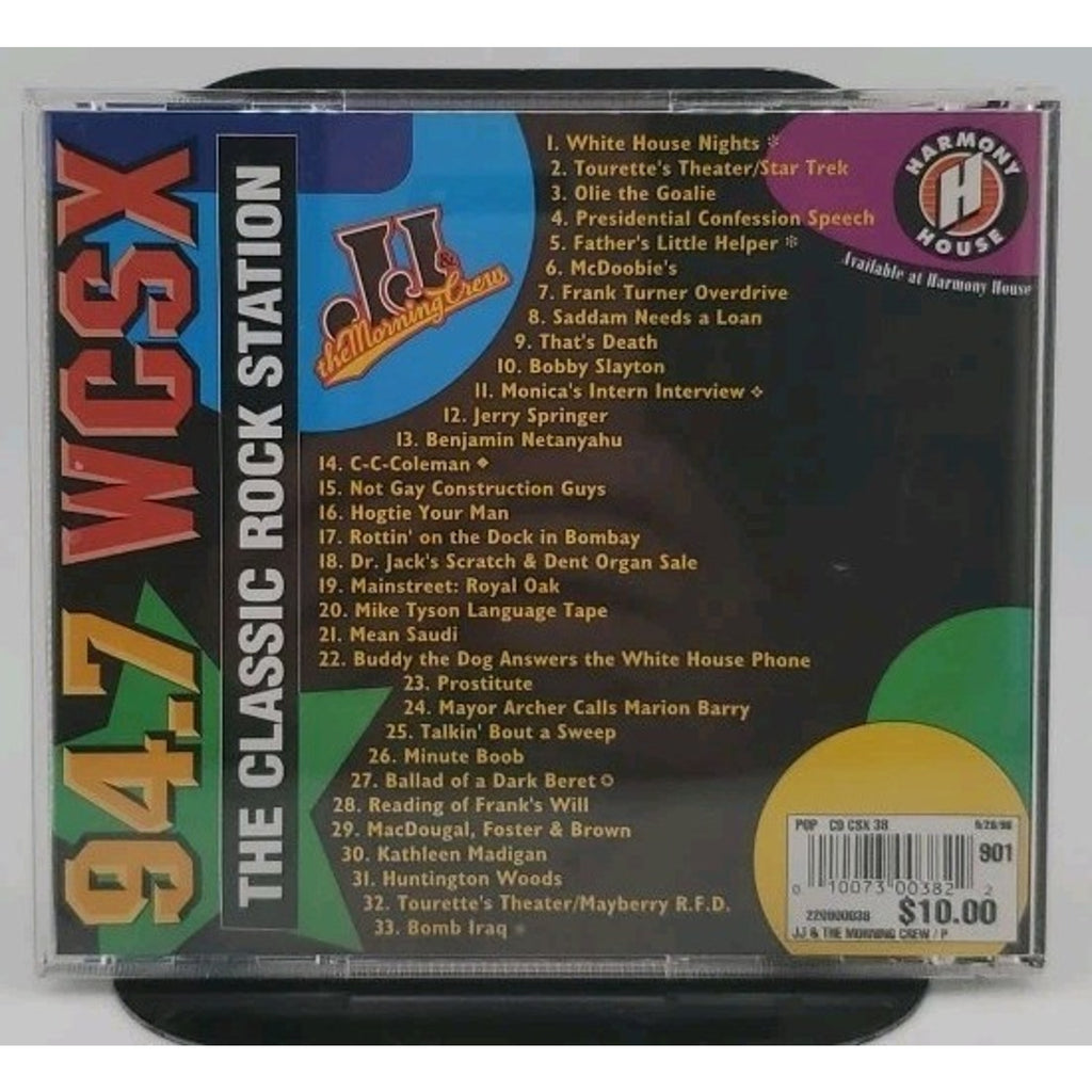 JJ & the Morning Crew "Parodies for Charity II" CD OOP 1998 94.7 WCSX FM Comedy