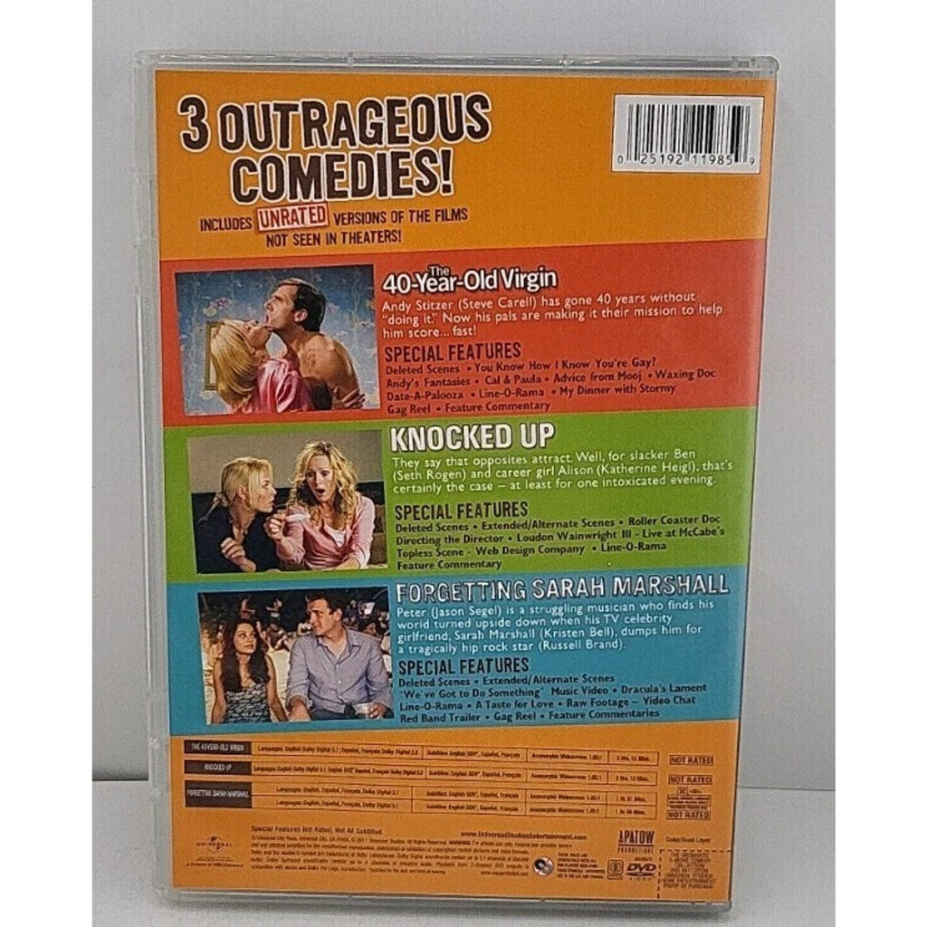 The Bromantic 3-Movie Unrated Comedy Collection (DVD)