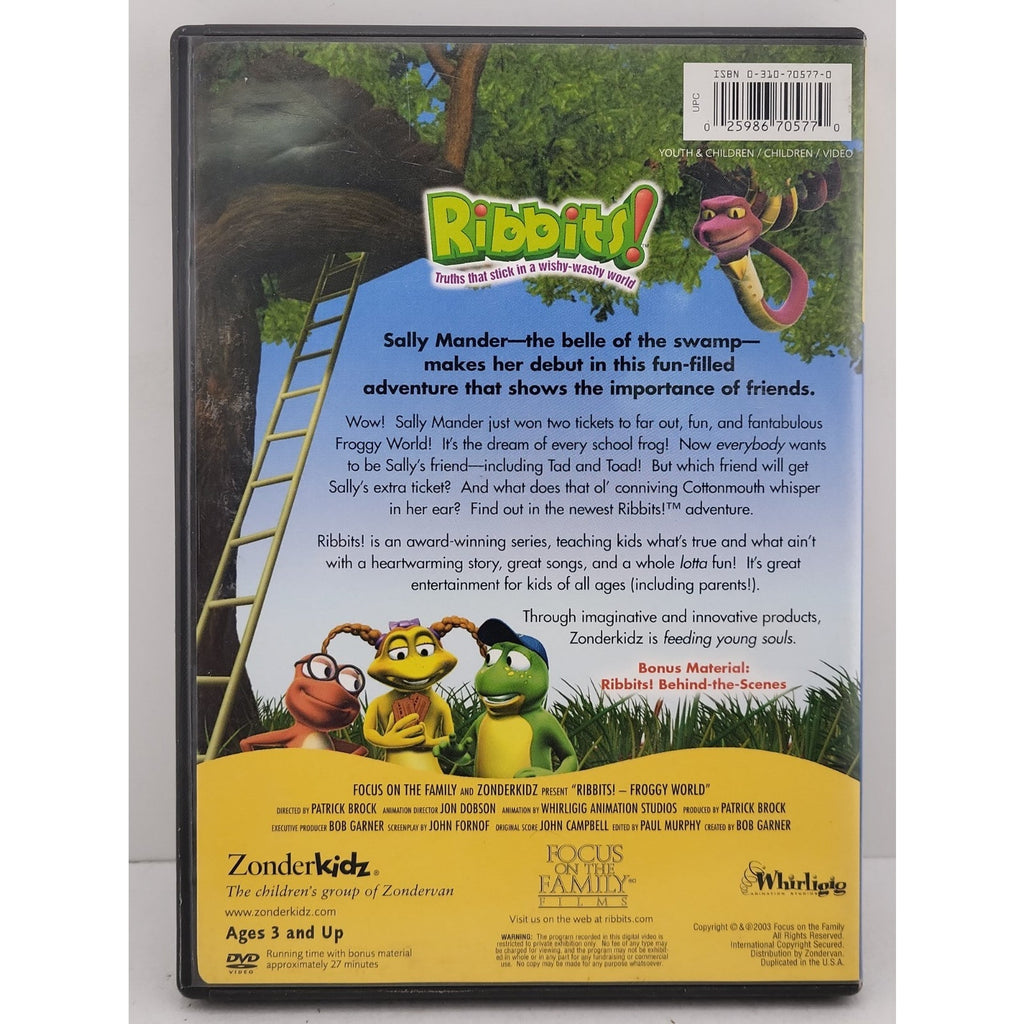 Ribbits! Froggy World Where All Your Dreams Come True DVD