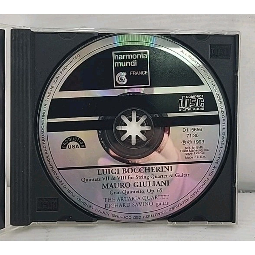 Boccherini: Quintets VII & VIII for String Quartet & Guitar; Giuliani: CD
