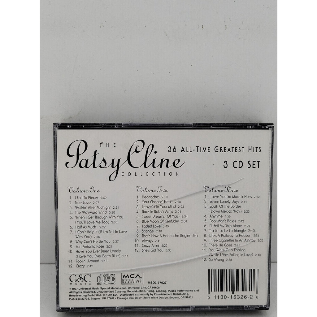 Patsy Cline - The Patsy Cline Collection - CD-36 All-Time Greatest Hits. Country