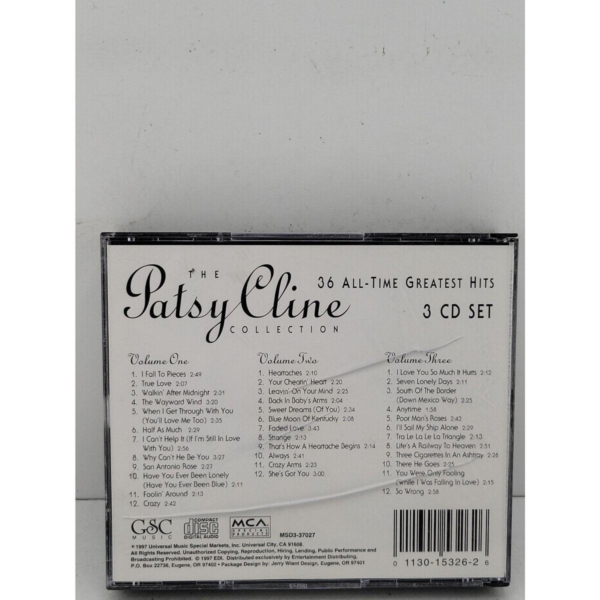 Patsy Cline - The Patsy Cline Collection - CD-36 All-Time Greatest Hits. Country