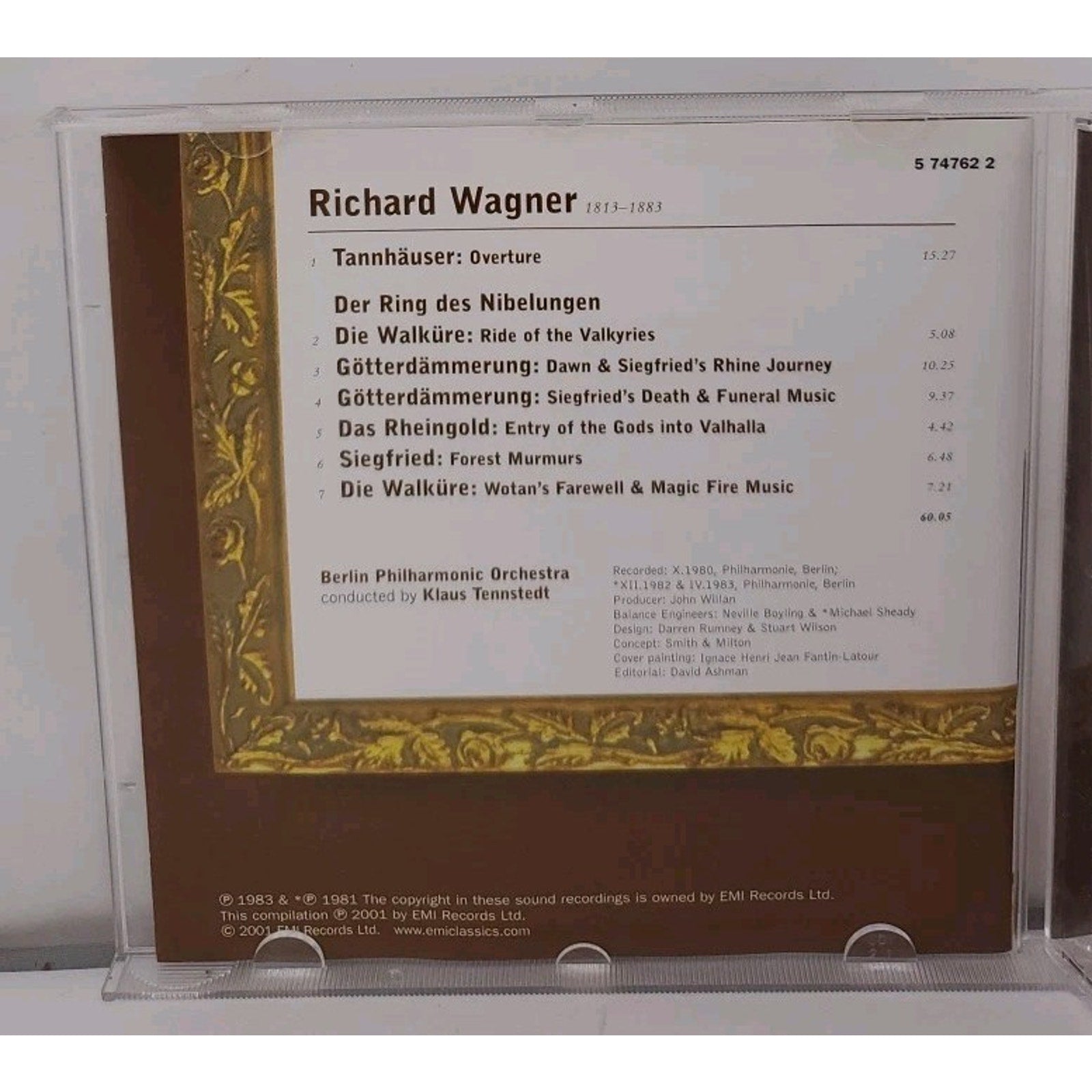 Wagner: Music from the Ring by Klaus Tennstedt (CD, 2002)