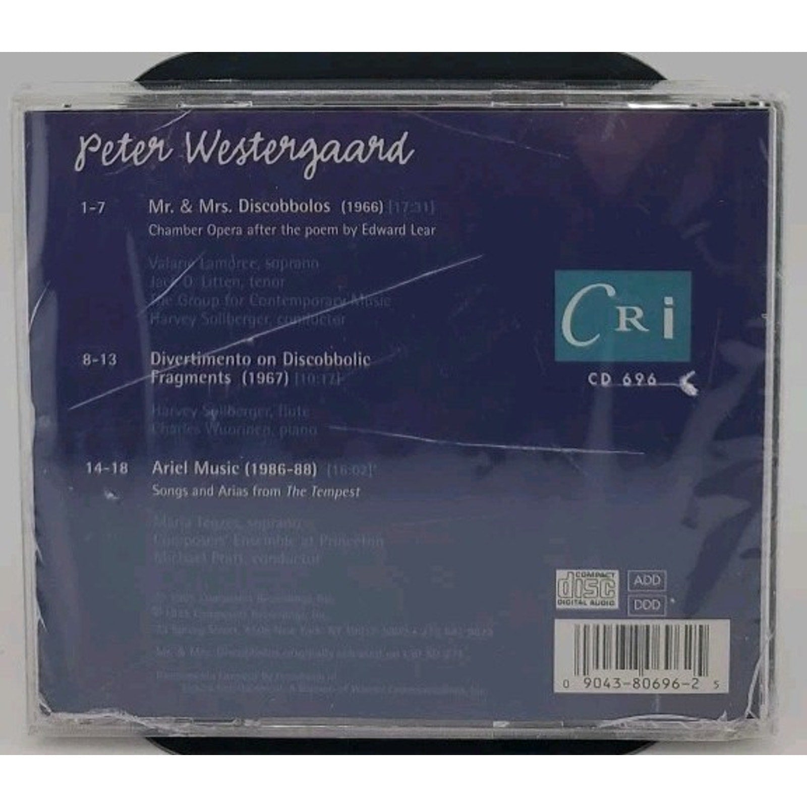 Westergaard Mr. & Mrs. by Westergaard (CD, 1995) *Brand New*