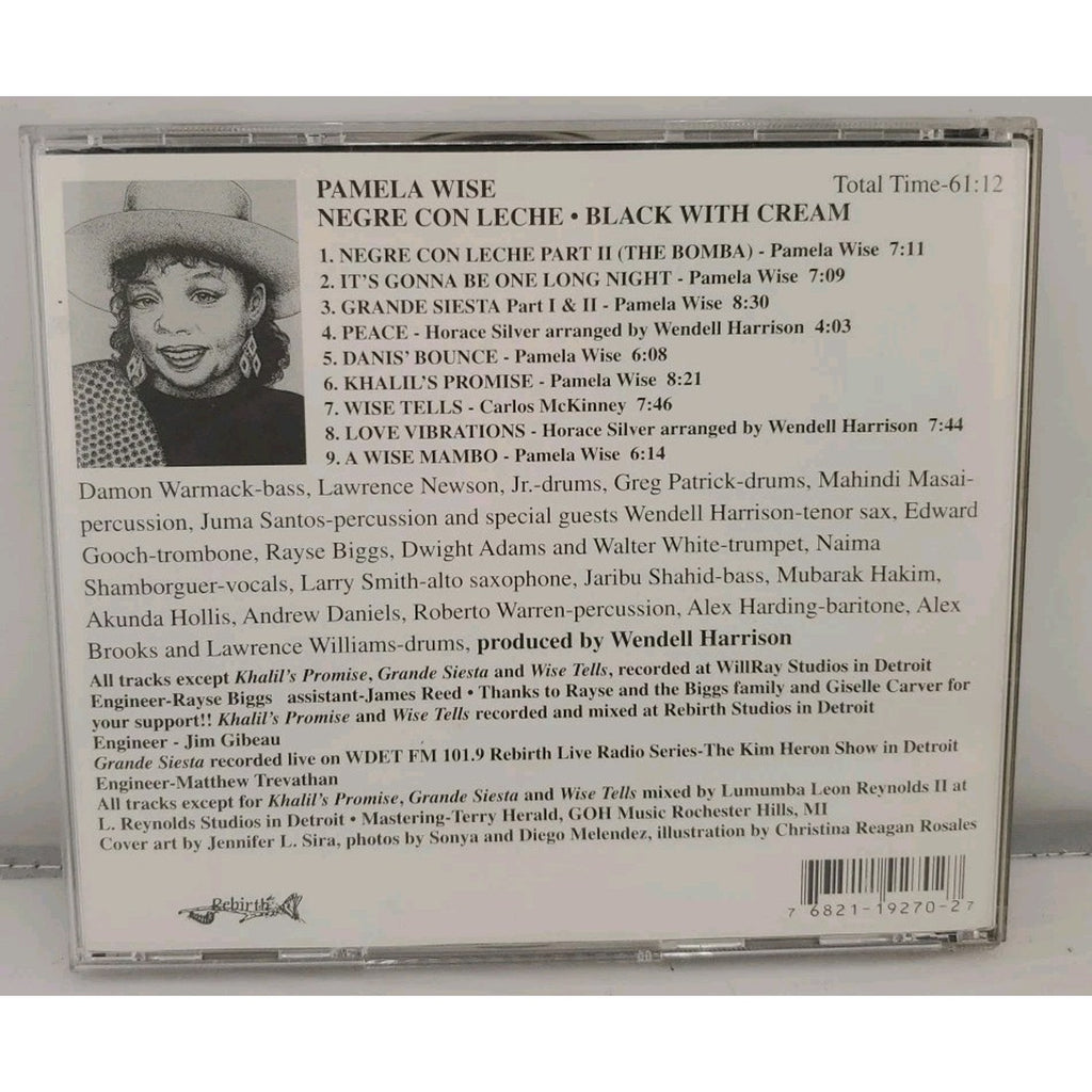Negre Con Leche by Pamela Wise (CD, 2004)