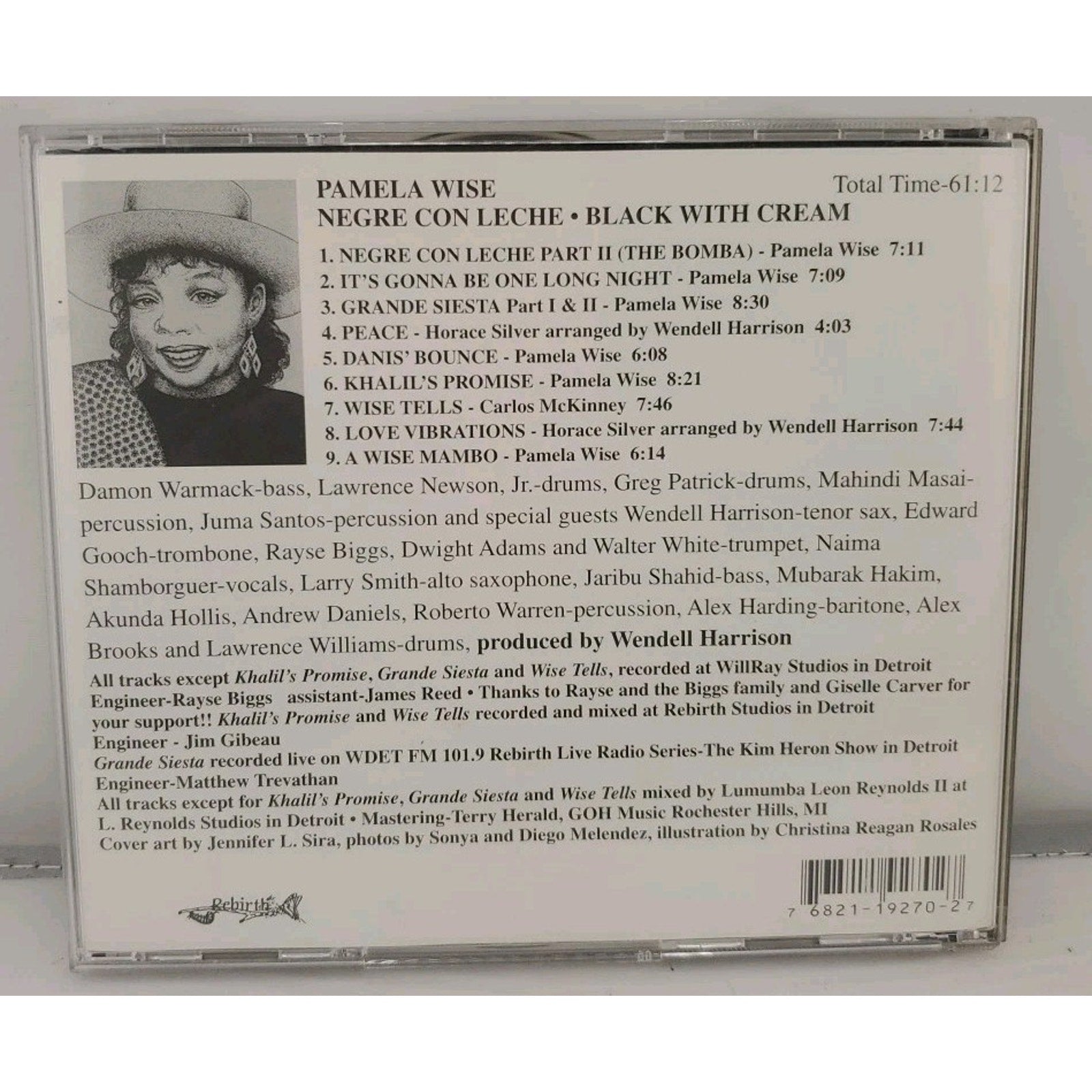 Negre Con Leche by Pamela Wise (CD, 2004)