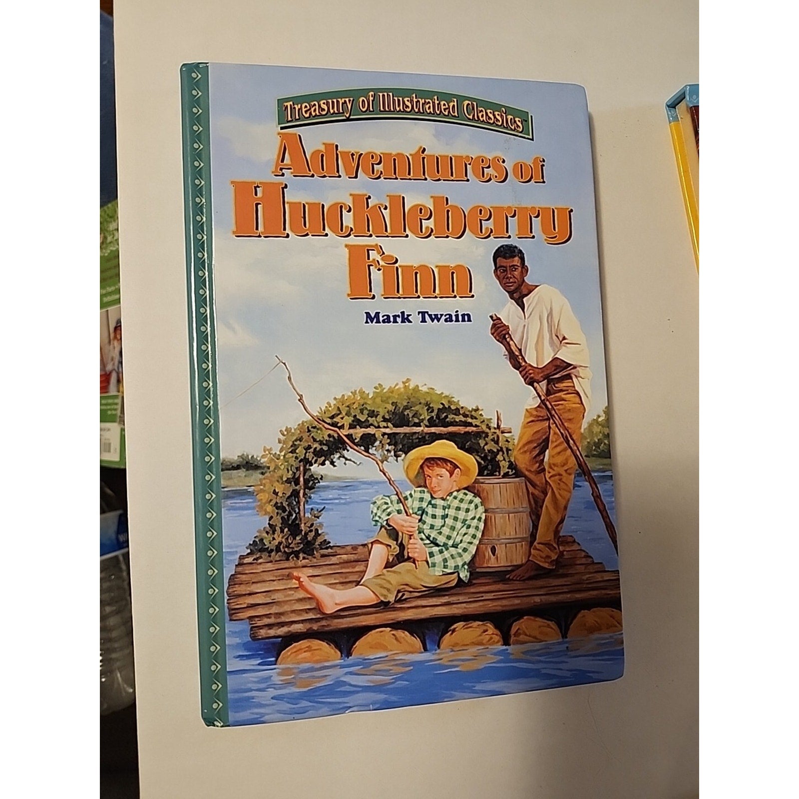 Treasury Of Illustrated Classics Adventures Of Huckleberry Finn Hardcover Book