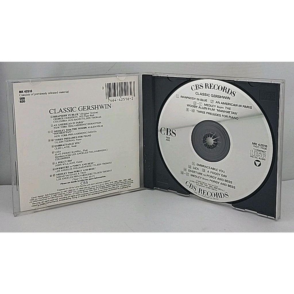 Rhaps Blue/Amer Paris/Porgy & by George Gershwin (CD, 1990)