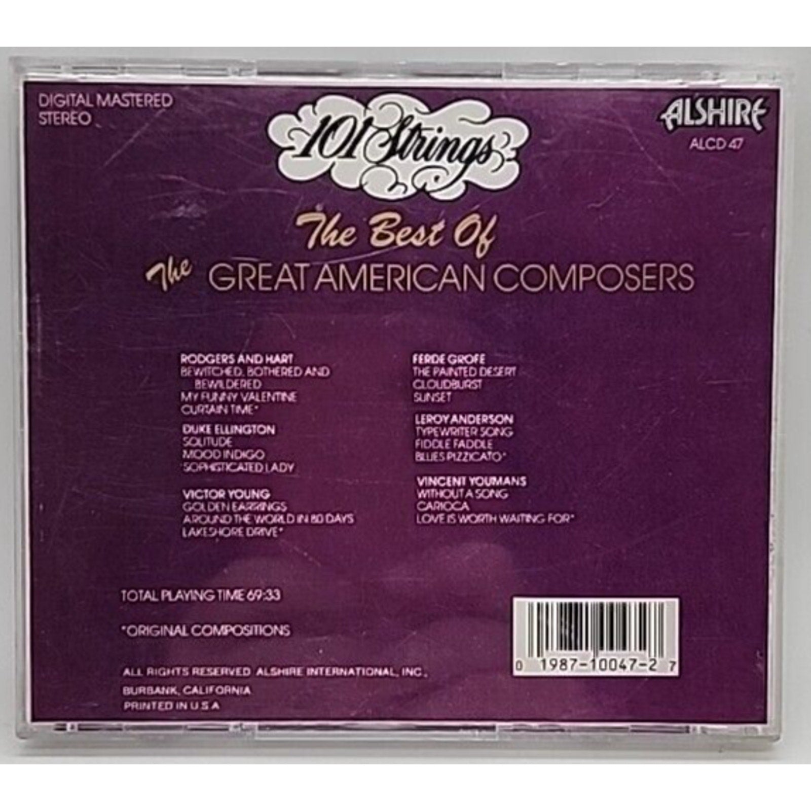 101 Strings : The Best of The Great American Composers (CD)