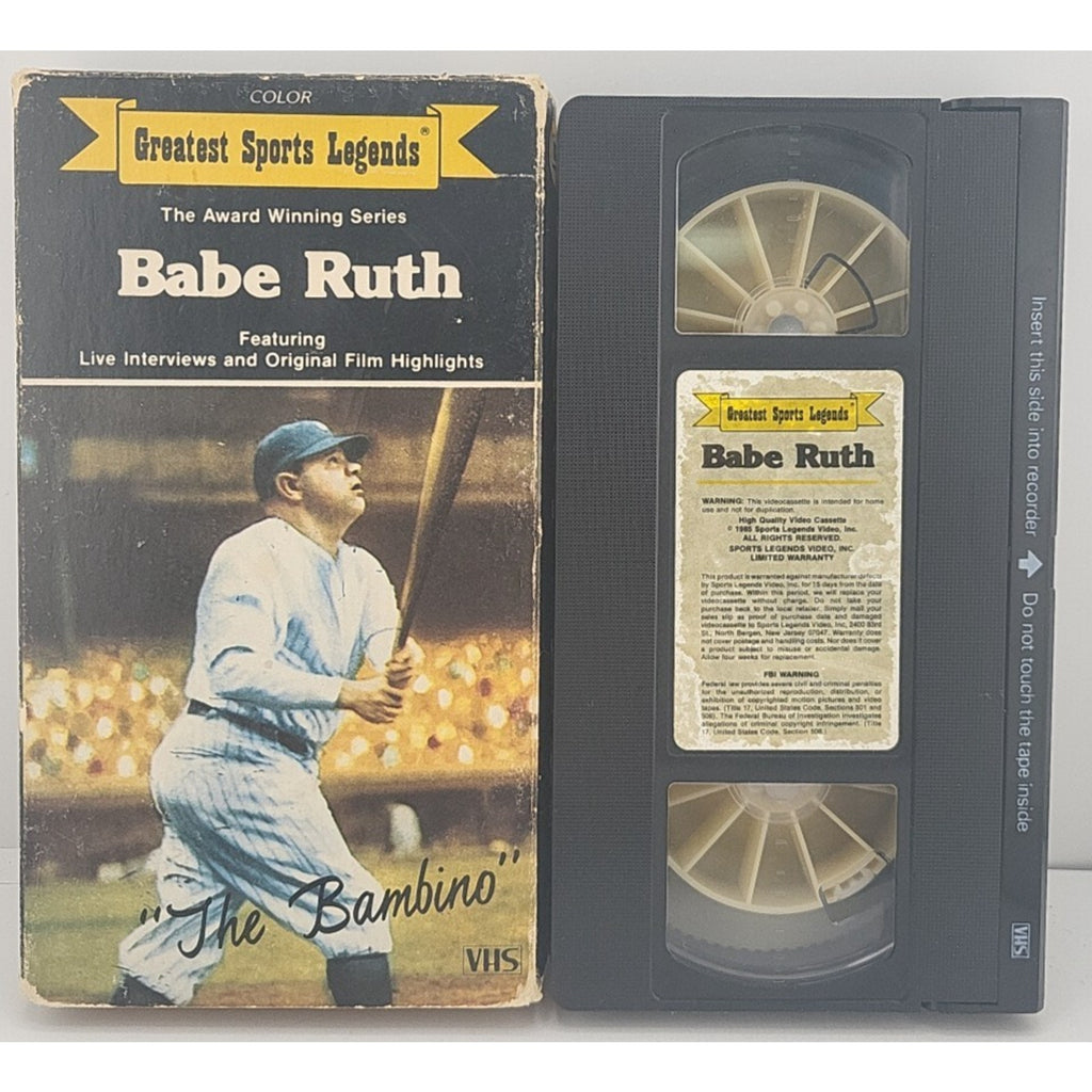Babe Ruth (VHS, 1989)