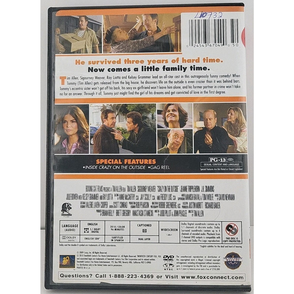 Crazy on the Outside (DVD, 2010)